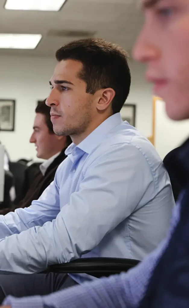 Our team member in office